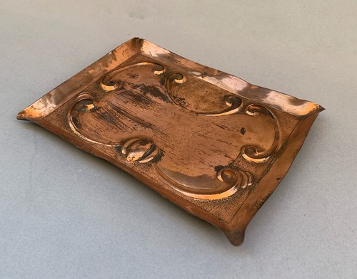 Arts and crafts copper pin - crafts,