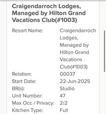 Timeshare week each - each, year