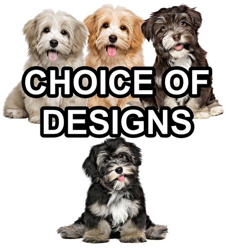 Havanese self adhesive dog - havanese,