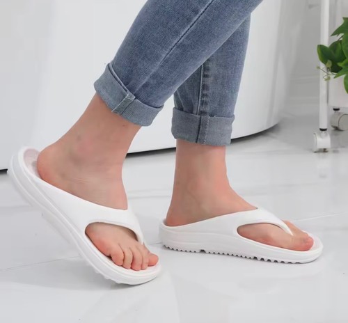 Orthopaedic white flip - orthopaedic, flops