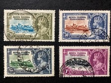 KUT 1935 Silver Jubilee used set