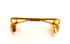 Vintage RINKLESS Collar Bar Clasp Stay Gold Tone Shovel Ends PEAKY BLINDERS