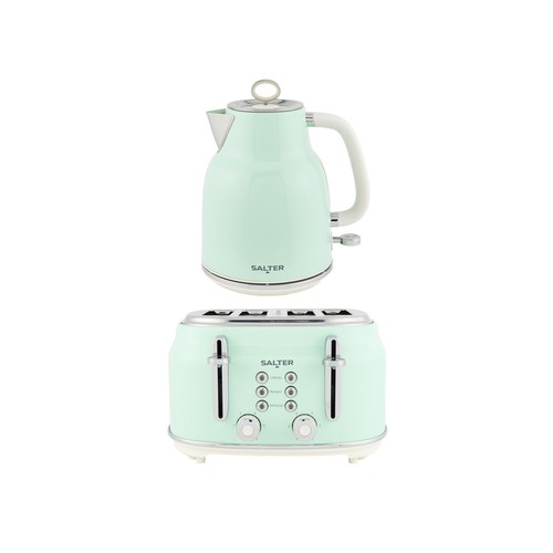 Salter retro kettle 4 slice - &, 4-slice