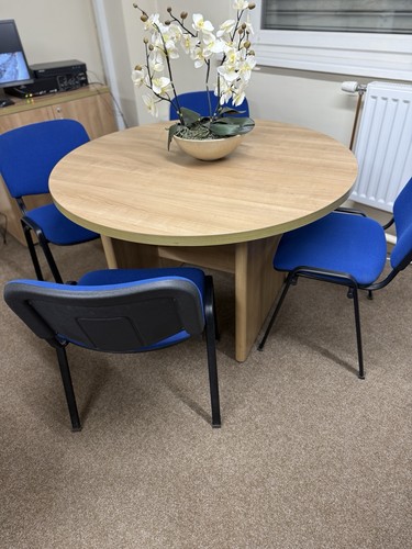 Round oak effect - round,