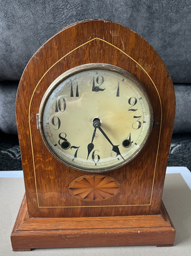 Antique gilbert mantel clock - antique,