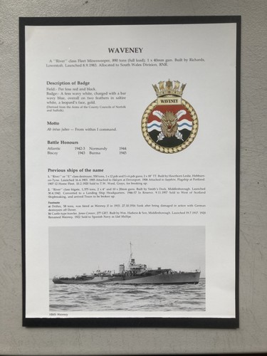 Naval print hms waveney - print-hms, fleet