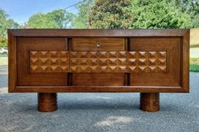 Antique French Art Deco Oak