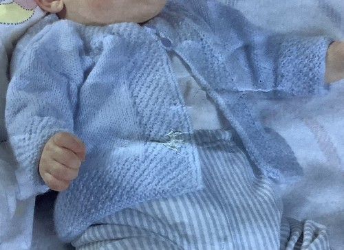 Hand knitted baby - knitted,