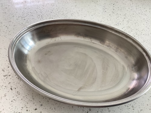 Stainless steel dish - steel,