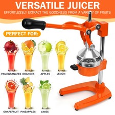 Manual Juicer Cast Iron Citrus Orange Juice Extractor Fruit Squeezer Hand Press