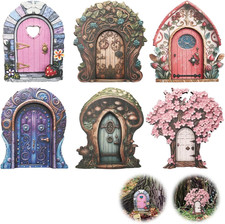 Xheanxu 6 Pcs Fairy Doors for