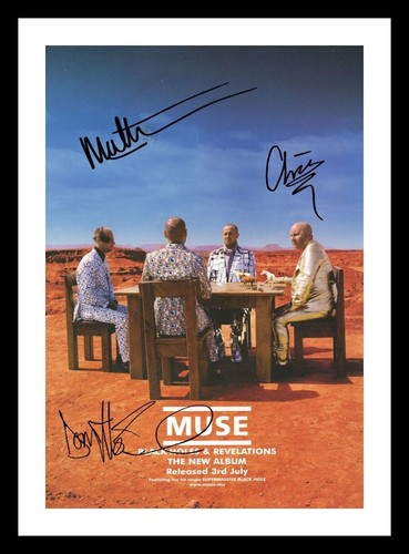 Muse entire band - entire, autographed
