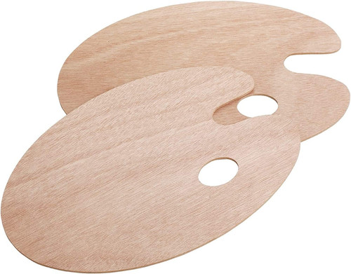 Wooden paint palette pack - palette,