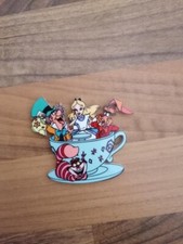 Disney Alice In Wonderland Teacup Cheshire Cat Acrylic Sublimated Magnet