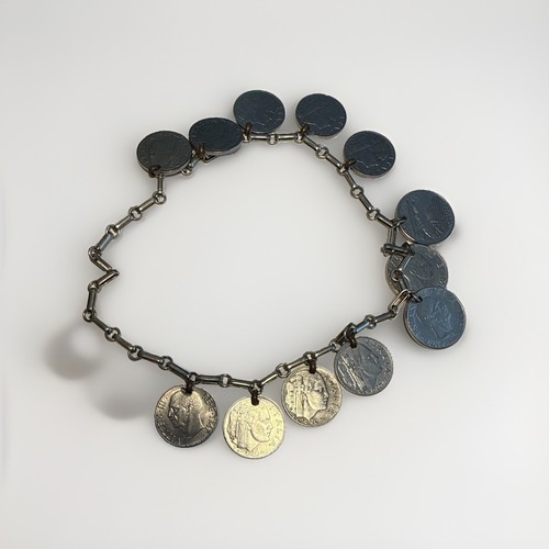 Vintage italian coin charm - vintage,