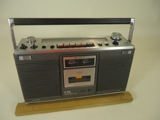 sony cf 520   boombox /ghettoblaster, working, new belts