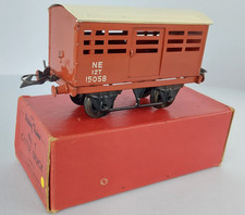 O Gauge  HORNBY TRAINS No. 1  N.E. Cattle Truck in Original Box - Superb Example