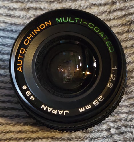 Chinon auto multi coated 28mm - chinon,