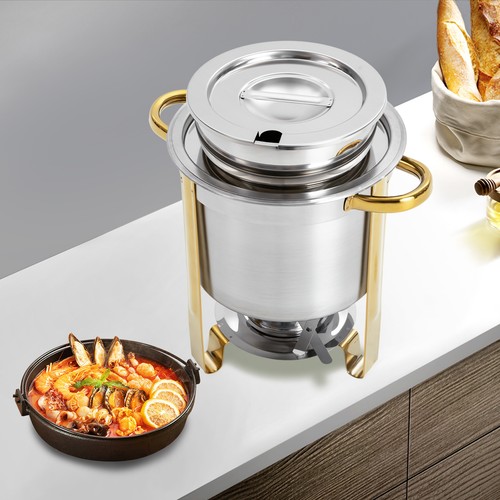 Stainless steel round soup - stainless,