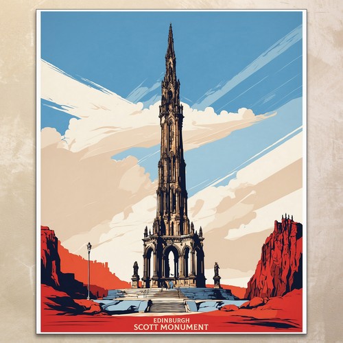 Scott monument edinburgh - monument,