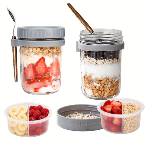 2pcs overnight oats - 2pcs,