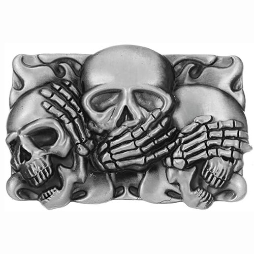 Men western cowboy skull - western,