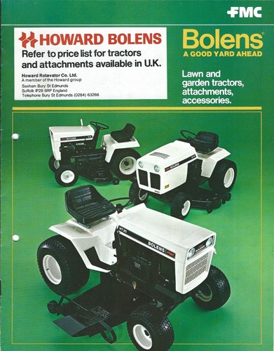 Lawn tractor brochure howard - tractor,