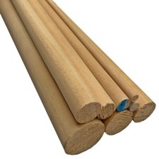 1 Metre Hardwood Dowel Smooth