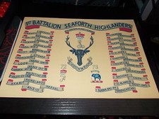 THE SEAFORTH HIGHLANDERS, 1ST