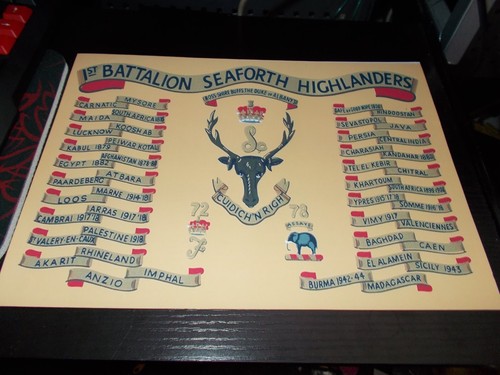 The seaforth highlanders - seaforth, 1st
