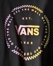 VANS Black full zip hoodie