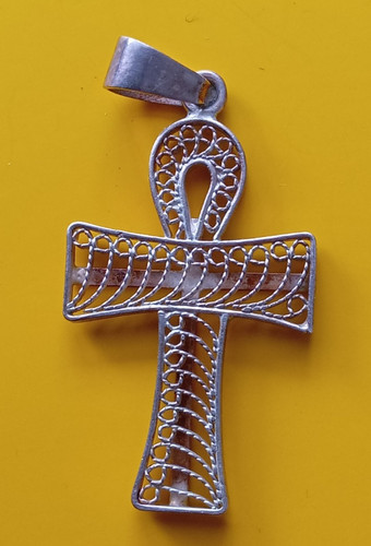 Vintage silver egyptian - vintage, ankh