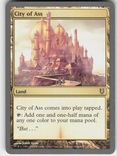City ass 134 - of, unhinged
