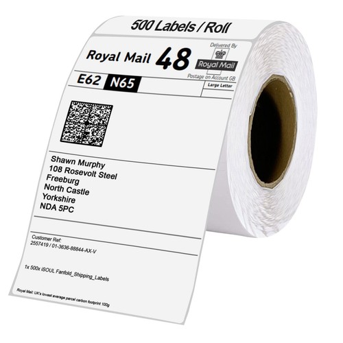 Direct thermal labels - 4"x6",