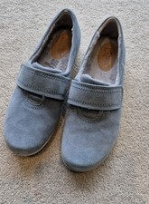 Hotter toasty exf blue suede - hotter,