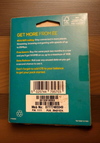 Sim card with - sim,