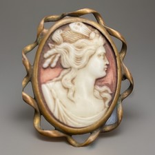 Antique Shell Cameo Victorian