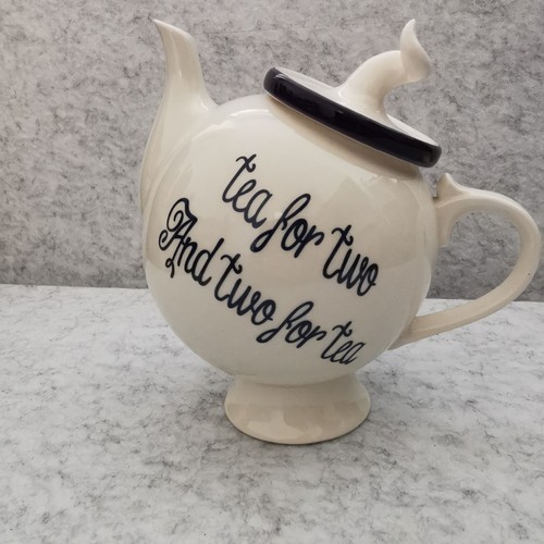Whimsical leaning teapot - whimsical,