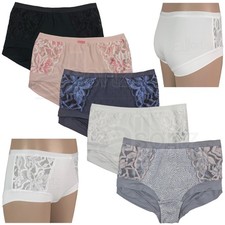 Ladies High Rise Shorts Briefs Knickers ex M S Multiple Colours New UK Size