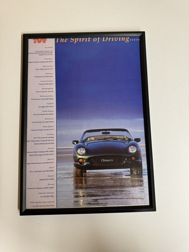 Framed original classic tvr - framed,