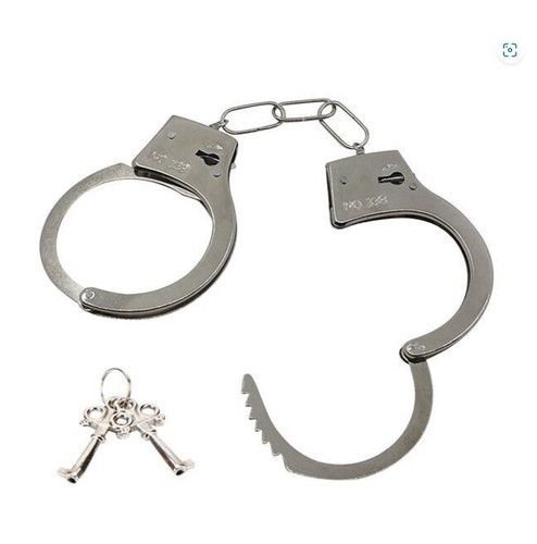 Kids toy metal handcuffs - kids,