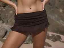 Free People Belle The Label Lola Swim Skirt Size S Chocolate Brown