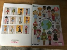 Festival dolls from around the world Claire cooper crochet a4 booklet pattern