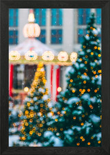 Christmas tree sparkles Framed Wall Art Poster Canvas Print Picture