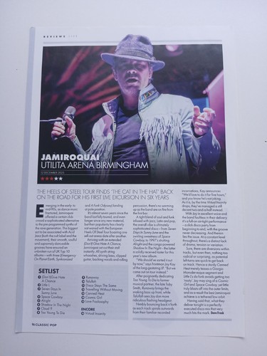 Jamiroquai gig review utilita - jamiroquai,