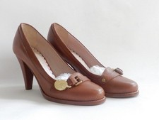 Mulberry Bayswater Tan Leather Shoes New without Box