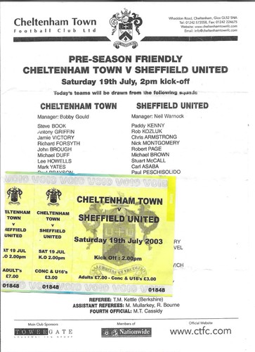 2003 cheltenham town v - 2003/04,
