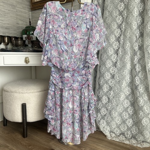 Vintage drop waist dress - drop,