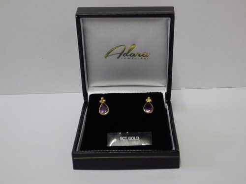 Adara 9ct gold amethyst - adara, cubic
