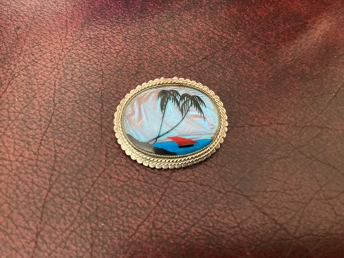 Butterfly wings brooch,Palm